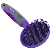 Hertzko dog brush close-up of soft-pin bristles for gentle fur removal