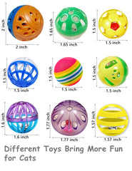 HEUHAI hollow lightweight cat balls for easy tossing and carrying