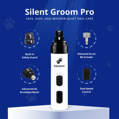 Heusom Silent Groom Pro diamond wheel for durable, precise trimming.