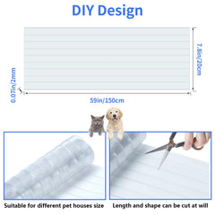 Heuyrao dog house door flap suitable for outdoor and indoor use year-round