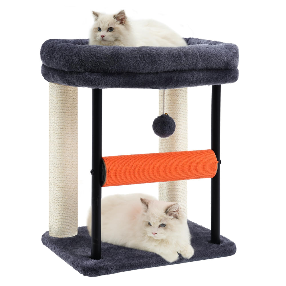 Hey-brother cat tree bed resting area – cozy kitten naps