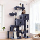 Hey-brother Cat Tree Tower assembly steps enable safe, easy climbing.
