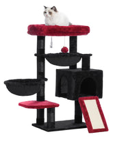 Hey-brother Gothic cat tree top platforms for easy climbing and cozy perches