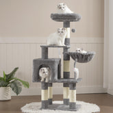 Heybly HCT004SW cat tree structure durable design supports climbing and play
