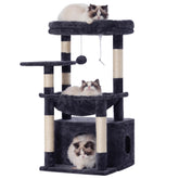 Heybly cat tree large platform cozy resting spot for indoor cats