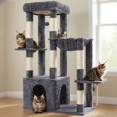 Heybly Heavy Duty Cat Tree baseplate for extra stability during jumps.