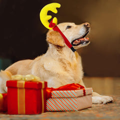 HEYFIZZ deer antler headband chin strap keeps it secure during celebrations