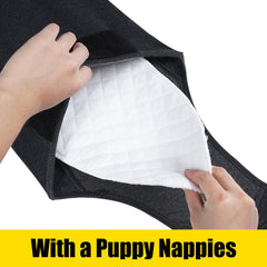 HEYWEAN widened-neckline-velcro features easy on/off and secure fit for anxious dogs.