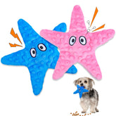 HGB starfish pink squeaky toy for engaging fetch and playtime