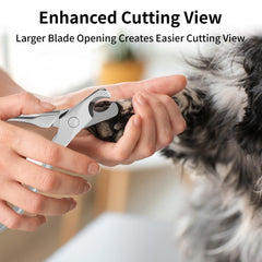 HGdnefen heavy-duty pet nail clippers large-dog use showing strong blades