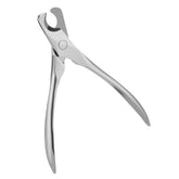 HGdnefen stainless-steel dog nail clippers blade closeup for precise trimming
