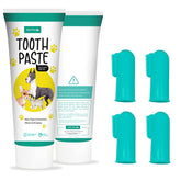 H&H Pets finger brushes close-up with ultra-soft bristles for gentle cleaning.