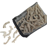 HHCSMDIYOYU crushed coral bag stabilizes pH for stable aquarium environment.