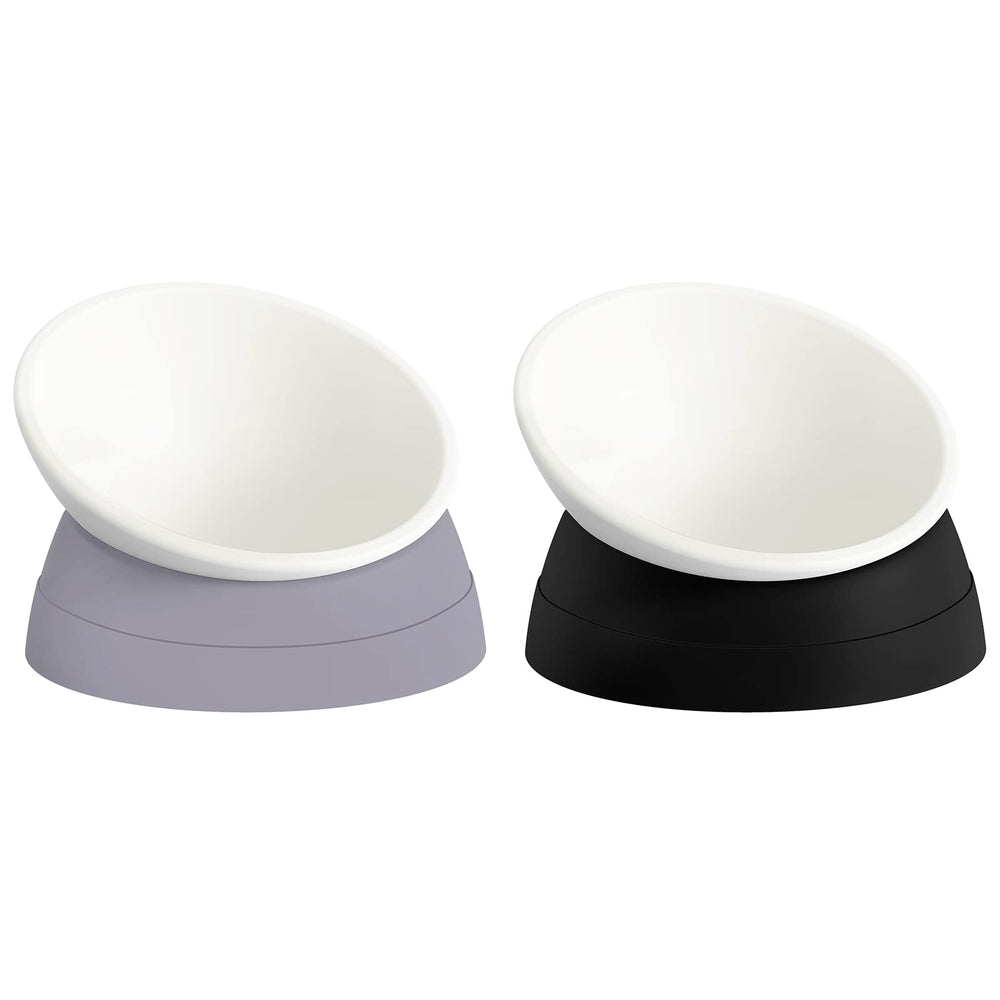 Hi Ravitat elevated-bowl tilt setup improves feeding comfort for cats.