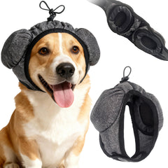 HI-REEKE Dog Ear Muffs with adjustable ear covers for a secure, comfortable fit during grooming.