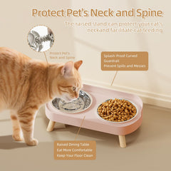 HIAIEVIY whisker-fatigue-friendly bowls reduce whisker pressure during meals.