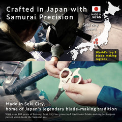HIBINO Samurai cat nail clippers non-slip grip offers secure handling