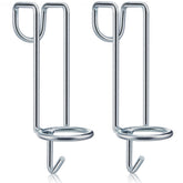 Hicarer horse feed bucket hook 2-pack mounted on wall for sturdy organization.