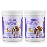 HICC PET Ear Cleaner Wipes package with honey scent for convenient ear care