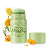 HICC PET Skin Balm tube-application demonstrates mess-free spot treatment for itchy areas.