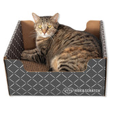 Hide & Scratch top-view shows durable enrichment for daily play.