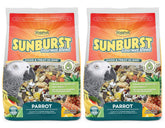 Higgins Sunburst Gourmet Blend Parrot Food pack-2 bags supports balanced nutrition for parrots.