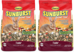 Higgins Sunburst Gourmet Rabbit Food 3 lb bag front view for premium nutrition.