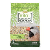 Higgins Vita Seed Finch 2Lb pack showing nutrient-rich extruded morsels for finches