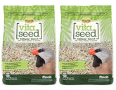 Higgins Vita Seed Natural Blend Finch Food 2lb pack front view highlighting premium bird nutrition.