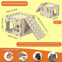 hiimalex bunny castle-easy-assembly highlights tool-free setup for quick, mess-free placement.