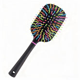 Hiiooweiyi tough rainbow bristle mane-tail brush detangles knots smoothly