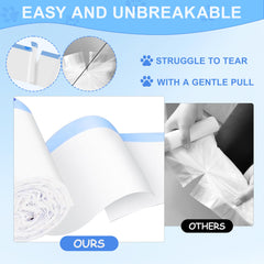 HIITYFF liner tear-resistant edges for durable bag changes