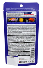 Hikari Carnivore Pellets dish-serving — easy feeding during daily tank maintenance