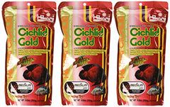 Hikari Cichlid Gold with stabilized vitamin C for nutrient stability.
