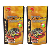 Hikari Packman Frog PAC Attack Food two-pack pellets shown for easy feeding