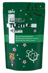 Hikari Saki-Turtle Sticks packaging in black for easy feeding.