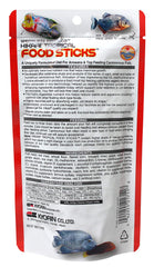 Hikari Tropical Food Sticks ingredient close-up highlights stabilized vitamin C.