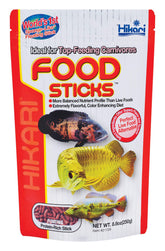 Hikari Tropical Food Sticks packaging front, convenient 250g pouch for daily feeding.