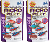 Hikari tropical semi-floating micro pellets in two-pack for small tropical fish feeding