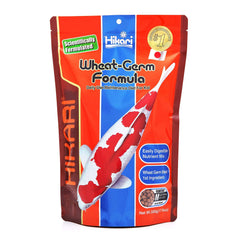 Hikari Wheat Germ Floating Pellets Medium package for easy feeding monitoring