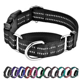 Hikiko Martingale collar with quick-release buckle for safe, fast removal.