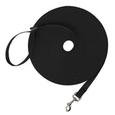 Hi Kiss dog leash 30ft front view, durable nylon for recall training.