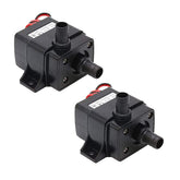 HiLetgo water pump close-up highlighting brushless motor for long-term aquarium use.