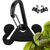 Hilihali dog poop bag holder with black clip for hands-free walking.
