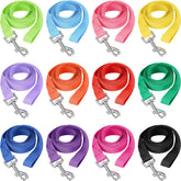 Hillban 12-pcs nylon puppy leash bulk in assorted colors for easy color matching.