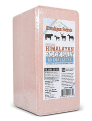 Himalayan Secrets salt lick brick exterior view shows a durable mineral block