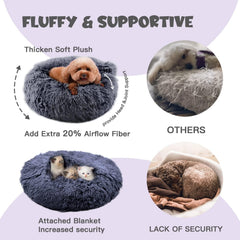 Himax machine-washable cover keeps paw prints clean and easy to care for.