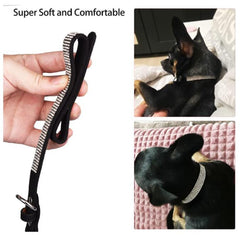 HimyBB pink crystal pet collar for special occasions and photos