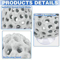HINGTAI-suction-cup-attachment enables quick, tool-free mounting to tank glass.