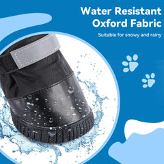 Hipaw dog boots adjustable straps secure fit during outdoor walking and hiking